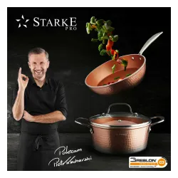 Garnek na indukcję z powłoką nieprzywierającą Starke Pro Glossy Copper 1,6 l