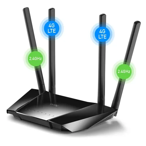 Router Cudy LT400 300 Mbps N 4G LTE Czarny