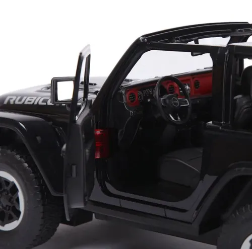 Zdalnie sterowany samochód COIL auto RC pilot duży JEEP Wrangler RS skala 1:14 czarny