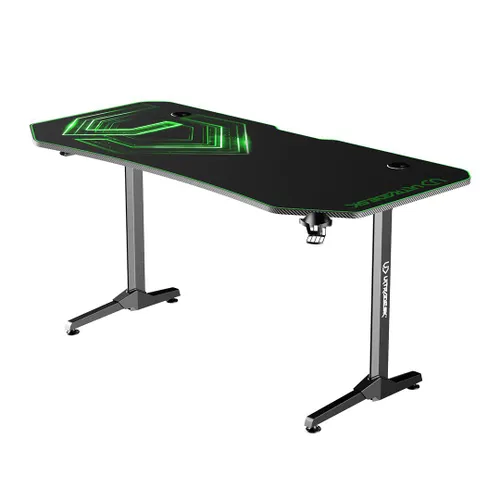 Biurko Ultradesk FRAG XXL 160cm Czarno-zielony