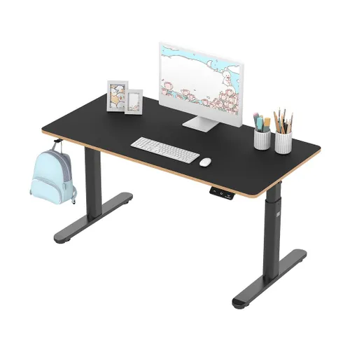 Biurko Ultradesk PULSAR 120cm Regulacja wysokości Czarny