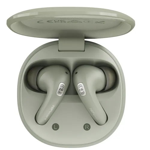 Słuchawki bezprzewodowe HiFuture FlyBuds4 Dokanałowe Bluetooth 5.4 Funkcje AI z tłumaczeniem ponad 130 języków Zielony