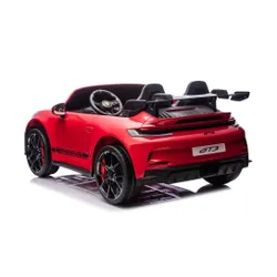 Samochód Na Akumulator Dla 2 Dzieci Porsche 911 Gt3 24V Eva LED 2 Silniki