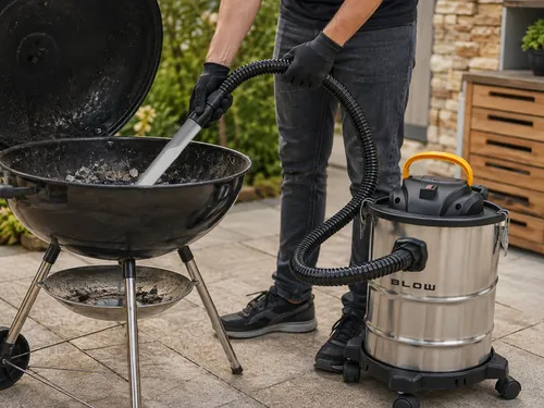 Odkurzacz Kominkowy do Popiołu Pieca Grilla Gruz Separator Przemysłowy 2000w
