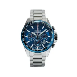 Festina Zamansız Kronograf Saatler F20560 / 3 Gümüş / Donanma