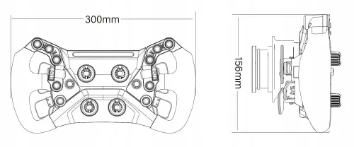 Kierownica Simagic GT NEO Carbon do PC