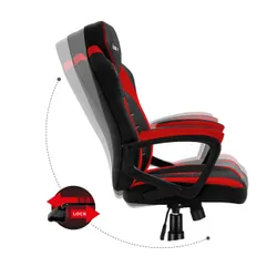 Fotel HUZARO Force 2.5 Czarno-czerwony