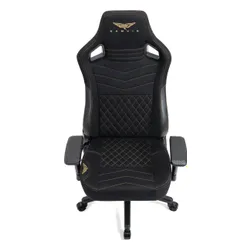 Fotel GAMVIS Elite 2.0 Pro XXL Czarny (złote elementy)
