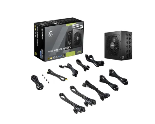 Zasilacz MSI MAG A750GL PCIE5 II 750W 80+ Gold Czarny