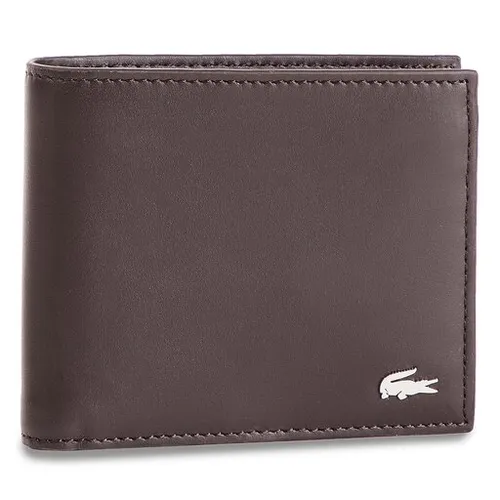 Мужской кошелек Lacoste Large Billfold &amp; Coin Nh1112fg Dark Brown 028