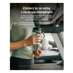Słuchawki bezprzewodowe Belkin SoundForm ActiveFit Dokanałowe z zaczepami Bluetooth 5.4 Kremowy