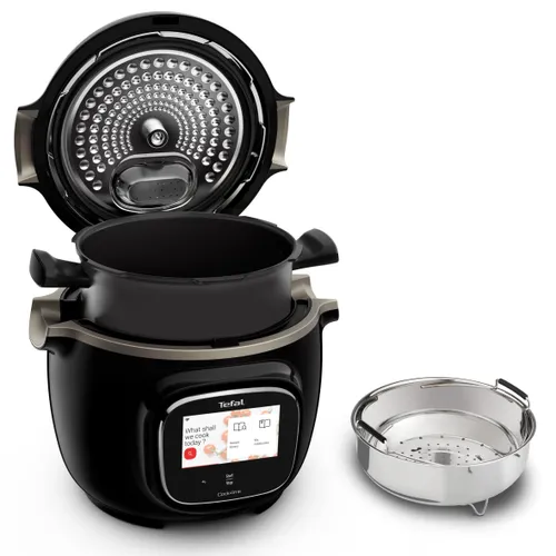 Аэрогриль Tefal Cook4me Touch Wi-Fi CY9128 + крышка для выпечки EY1508 1600 Вт 6л мобильное приложение