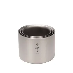 Kubek termiczny Snow Peak Titanium Double Wall M400 Stacking Mug