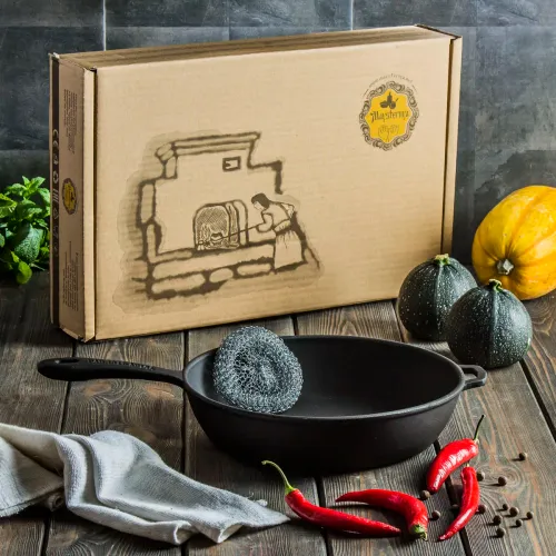 Patelnia / Wok żeliwny MAYSTERNYA IRON 26 cm