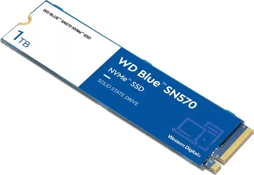 WD Blue SN570 SSD 1 TB M. 2 2280 PCI-E x4 Gen3 NVMe (WDS100T3B0C)