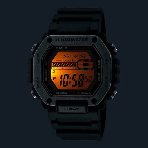 Casio Digital MWD-110H-1avef Black saati