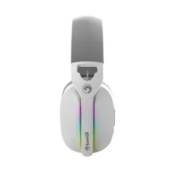 Słuchawki bezprzewodowe z mikrofonem Marvo Pulz 70W Nauszne Biały