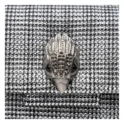 Kurt Geiger Mini Geantă Kensington Din Material Textil V 3036263609 Argint