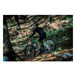 Kask rowerowy URBAN PRIME UP-HLM-EBK-BB Czarno-niebieski MTB (rozmiar L) + Magnetyczne okulary przeciwsłoneczne