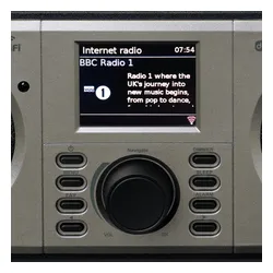 Radioodbiornik Lenco DIR-141BK Radio FM DAB+ Internetowe Bluetooth Czarno-srebrny