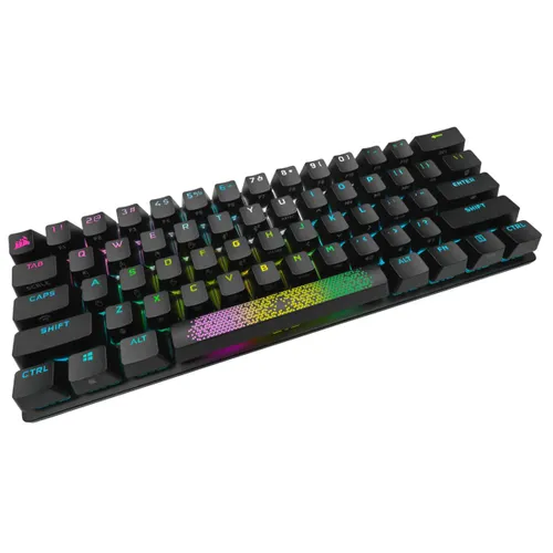 Klawiatura mechaniczna Corsair K70 Pro Mini Wireless - Cherry MX Red Switch - czarny