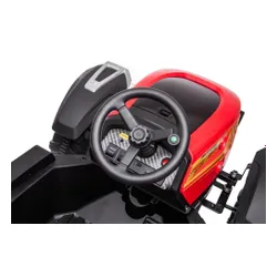 Duży Traktor Na Akumulator Dla Dziecka Blt-206 Przyczepa 24V 2X200W Pilot LED Eva Pasy Bluetooth