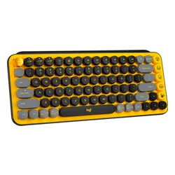 Klawiatura Logitech POP Keys Czarno-Żółta (920010735)