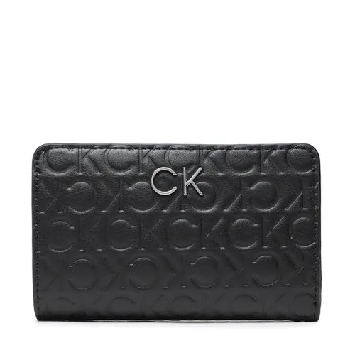 Büyük Kadın Cüzdan Calvin Klein Yeniden Kilit Bifold Cüzdan Emb Mono K60K610240 BAX