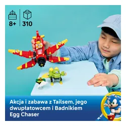 LEGO 77119 SONIC: Tails и Tornado-1, набор блоков 8+