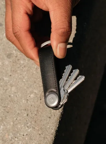 Skórzane etui organizer na klucze Orbitkey Hybrid Leather - black