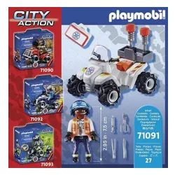PLAYMOBIL City Action 71091 Ratowniczy Speed Quad
