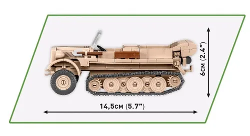 Конструктор COBI Sd.Kfz 10 Demag D7