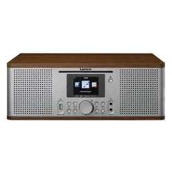 Радиоприемник Lenco DIR-270wd FM-радио DAB + интернет Bluetooth серебристо-коричневый