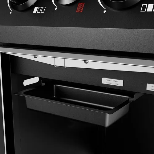 Grill gazowy KOLER Krone Compact Pro Czarny 15.8 kW 60 x 46 cm