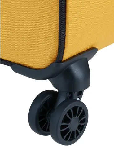 Большой расширенный чемодан American Tourister Daring DASH EXP-black / yellow