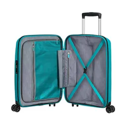 Walizka kabinowa American Tourister Bon Air DLX - deep turquoise