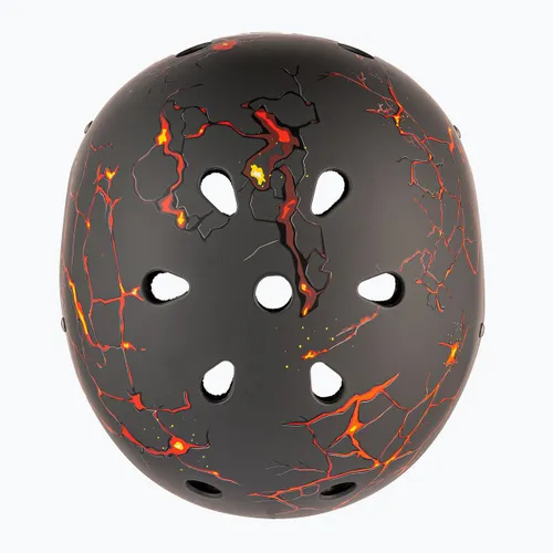 Kask rowerowy dziecięcy Hornit Lava brown