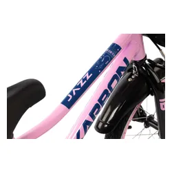 Rower dziecięcy KARBON Jazz 16 cali dla dziewczynki Różowy