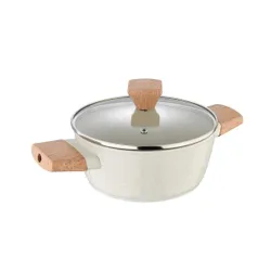 Garnek Marmurkowy 20Cm Z Pokrywą Bergner Bg-34745 Naturally