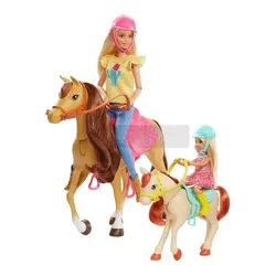 Barbie Stadnina koni Zestaw + Lalki FXH15