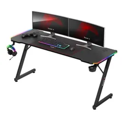 Biurko gamingowe HUZARO Hero 4.8 RGB Czarny