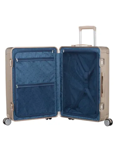 Walizka średnia American Tourister Soundbox Alu - bronze