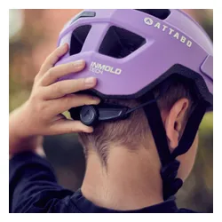 Kask rowerowy dziecięcy ATTABO Khola fioletowy