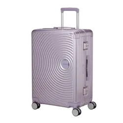 Walizka średnia American Tourister Soundbox Alu - stormy lilac
