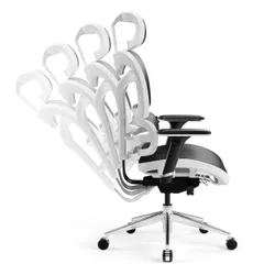 Fotel DIABLO CHAIRS V-Commander Biało-czarny