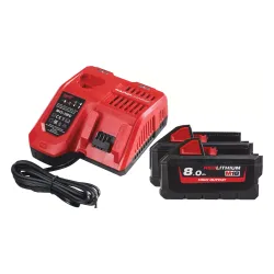 Milwaukee M18 Şarj Cihazı ile 8AH Batarya