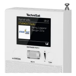 Radioodbiornik TechniSat DigitRadio Flex 2 Radio FM DAB+ Bluetooth Biały