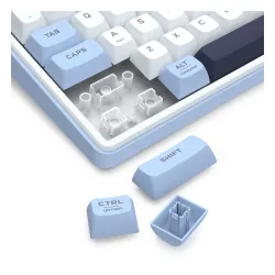 Klawiatura membranowa Redragon Aria K527WBL-PRO Biało-Niebieski