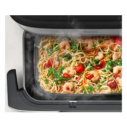 Air Fryer Frytkownica beztłuszczowa Philips NA565/02 Ovi Ultra Megabasket z funkcją Steamfry, pary, auto czyszczenie