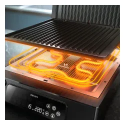 Grill elektryczny Philips Series 7000 HD6307/70 Programy automatyczne